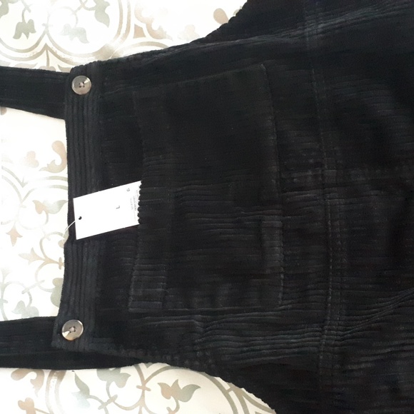 Wild Fable Black Corduroy Dress Overalls/New - Picture 7 of 10